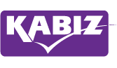 Logo van KABIZ, dat staat voor Kwaliteitsregistratie en Accreditatie Beroepsbeoefenaren in de Zorg